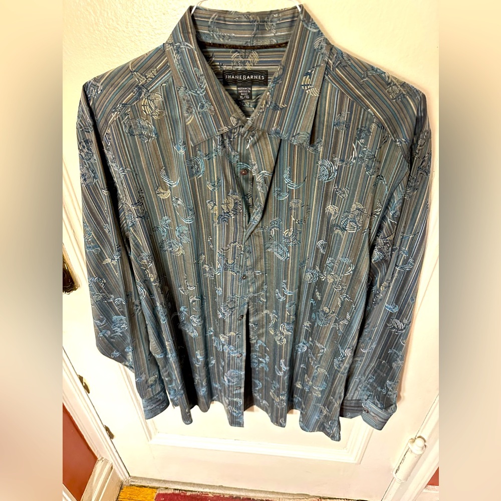 Jhane Barnes long sleeve casual shirt size XL